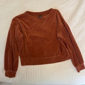 Target wild fable sweater size L but fits more like a small on an adult